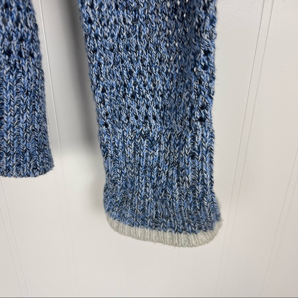 LISA TODD Marble Twist Cashmere Blend Sweater in Blue - Picture 3 of 8